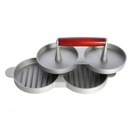 Burger-Presse 2-fach Aluminium
